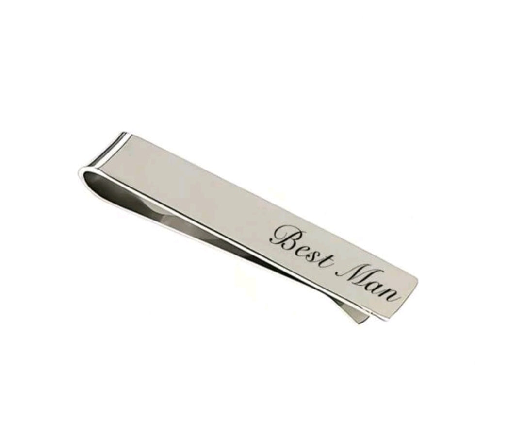 Engraved Tie Clip