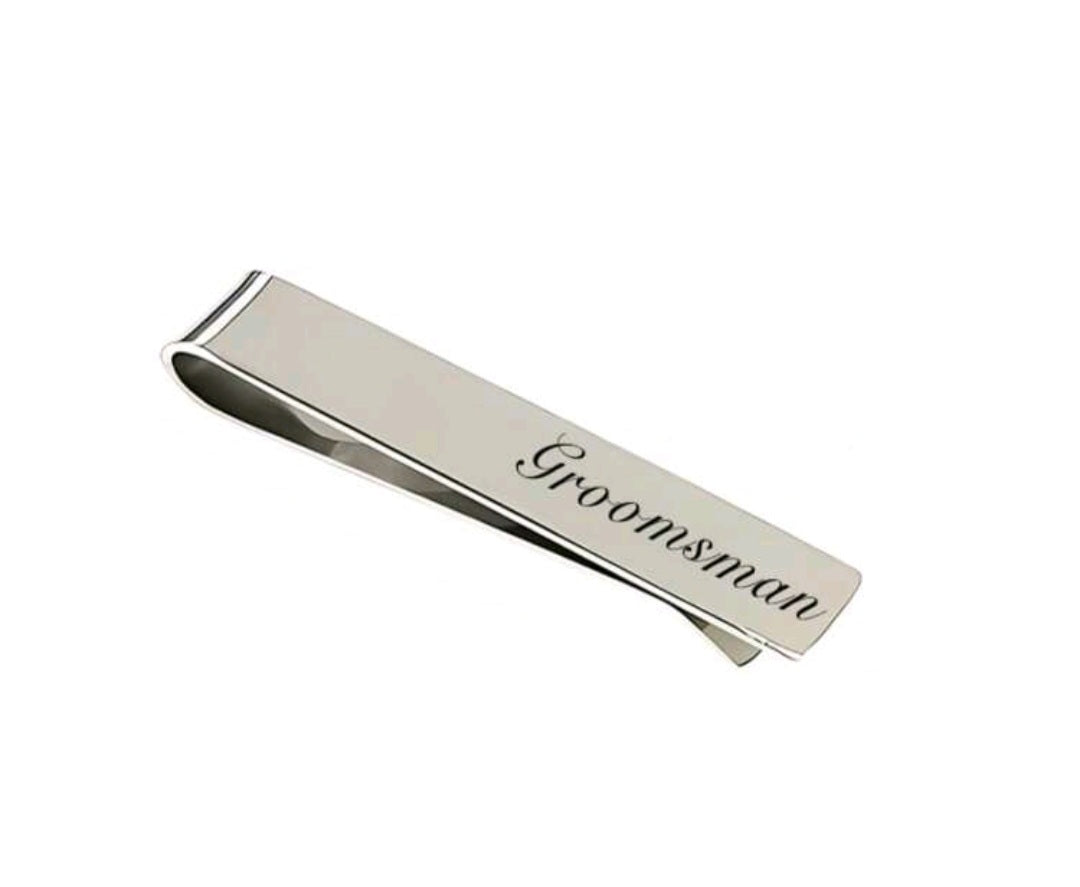 Engraved Tie Clip
